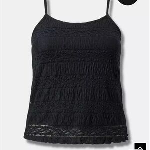 Brand new Torrid Black Lace Women's Top size 2
